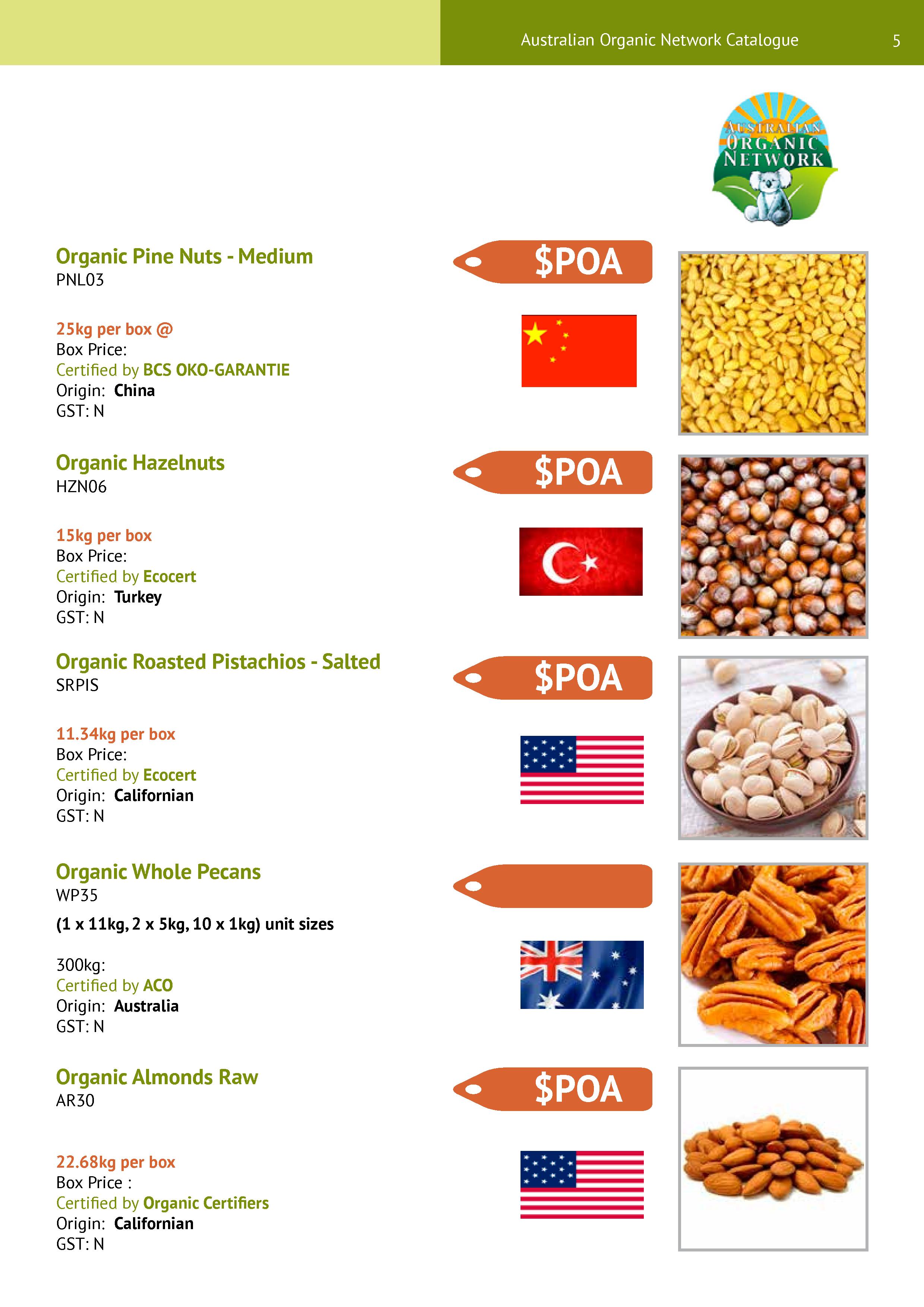 AON Wholesale Certified Organic Food Catalogue 005